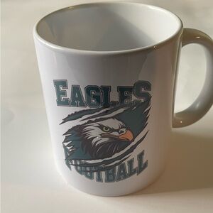 Eagles Football White Coffee Mug